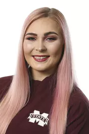 STARKVILLE, MS - September 10, 2019 - Mississippi State Pitcher/Utility Candace Denis (#3) headshot taken at the Holliman Athletic Center at Mississippi State University in Starkville, MS. Photo By Blake Williams