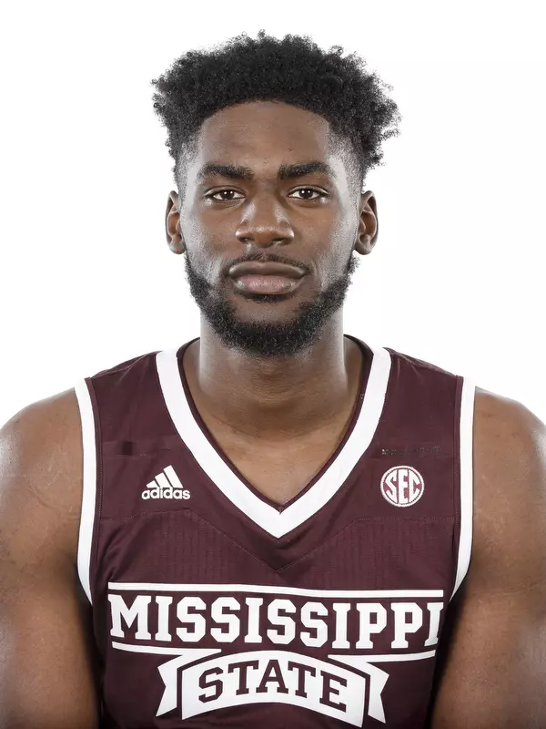 STARKVILLE, MS - September 05, 2018 - Mississippi State Forward KeyShawn Feazell (#22) headshot taken at Mississippi State University in Starkville, MS. Photo By Kelly Donoho