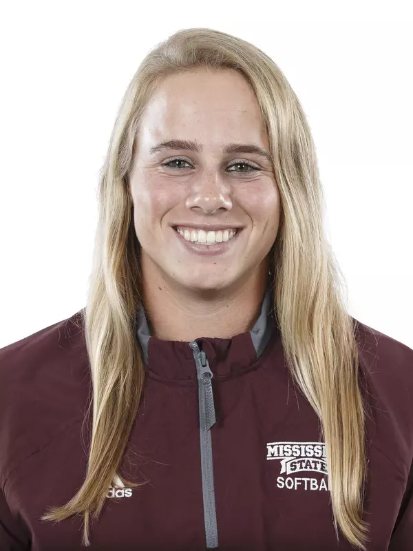 STARKVILLE, MS - September 10, 2018 - Mississippi State Infielder Kinsey Goelz (#10) headshot taken at Mississippi State University in Starkville, MS. Photo By Kelly Donoho