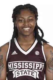 STARKVILLE, MS - August 03, 2018 - Mississippi State Guard Jazzmun Holmes (#10) headshot taken at Mississippi State University in Starkville, MS. Photo By Kelly Donoho