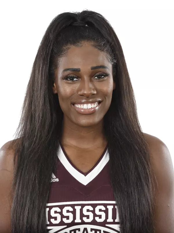 STARKVILLE, MS - September 04, 2018 - Mississippi State Forward Anriel Howard (#5) headshot taken at Mississippi State University in Starkville, MS. Photo By Kelly Donoho