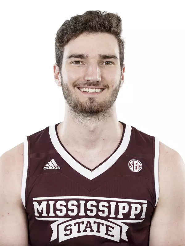 STARKVILLE, MS - September 05, 2018 - Mississippi State Forward Andrew Junkin (#30) headshot taken at Mississippi State University in Starkville, MS. Photo By Kelly Donoho