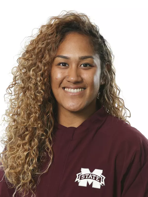STARKVILLE, MS - September 10, 2019 - Mississippi State Utility Fa Leilua headshot taken at the Holliman Athletic Center at Mississippi State University in Starkville, MS. Photo By Blake Williams