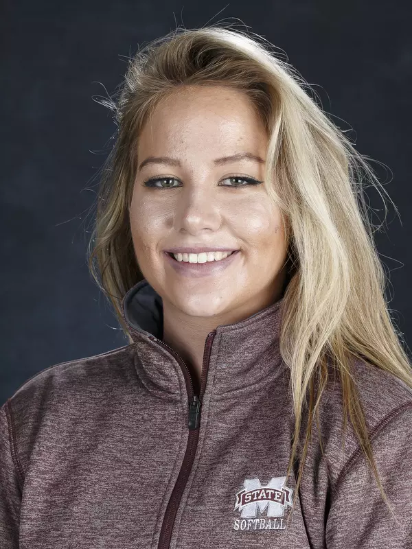 STARKVILLE, MS - September 28, 2016 - Mississippi State Catcher Lexi Malone (#55) headshot taken at the Shira Complex at Mississippi State University in Starkville, MS. Photo By Kelly Price