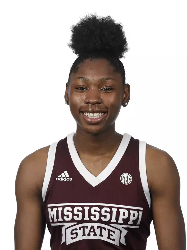 STARKVILLE, MS - JUNE 19, 2019 - Mississippi State Guard Aliyah Matharu (#3) headshot in Starkville, MS. Photo By Aaron Cornia