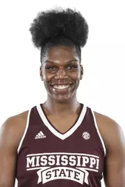 STARKVILLE, MS - September 04, 2018 - Mississippi State Center Teaira McCowan (#15) headshot taken at Mississippi State University in Starkville, MS. Photo By Kelly Donoho