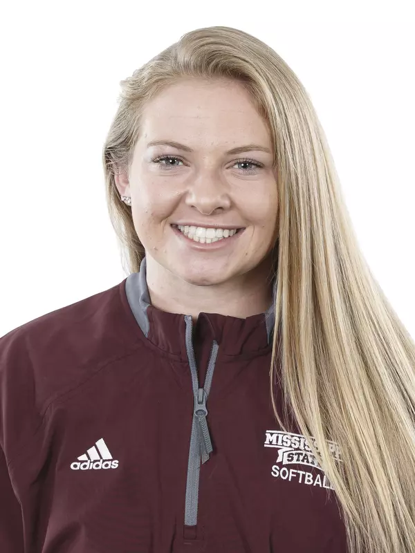 STARKVILLE, MS - September 10, 2018 - Mississippi State Catcher/Infielder Jackie McKenna (#44) headshot taken at Mississippi State University in Starkville, MS. Photo By Kelly Donoho