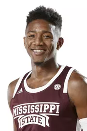 STARKVILLE, MS - October 10, 2019 - Mississippi State Guard Reggie Miller (#13) headshot taken at the Humphrey Coliseum at Mississippi State University in Starkville, MS. Photo By Aaron Cornia