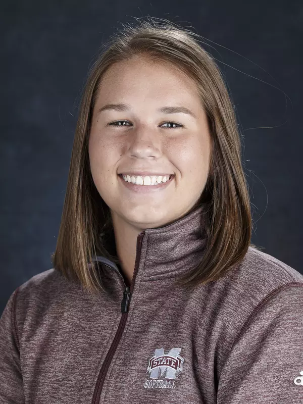 STARKVILLE, MS - September 28, 2016 - Mississippi State Pitcher Emily Mitchell (#27) headshot taken at the Shira Complex at Mississippi State University in Starkville, MS. Photo By Kelly Price