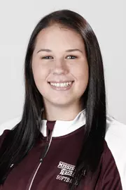 STARKVILLE, MS - September 27, 2017 - Mississippi State Pitcher Emily Mitchell (#27) headshot taken at Mississippi State University in Starkville, MS. Photo By Kelly Price