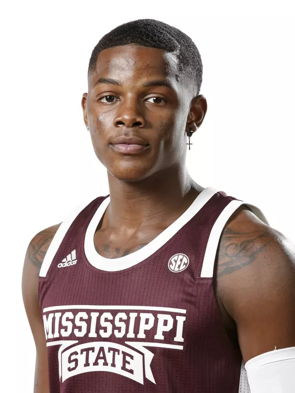 STARKVILLE, MS - October 10, 2019 - Mississippi State Guard Iverson Molinar (#5) headshot taken at the Humphrey Coliseum at Mississippi State University in Starkville, MS. Photo By Aaron Cornia
