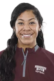 STARKVILLE, MS - September 10, 2018 - Mississippi State Infielder Sarai Niu (#21) headshot taken at Mississippi State University in Starkville, MS. Photo By Kelly Donoho