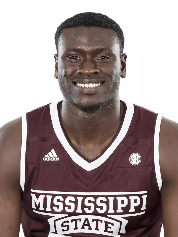 STARKVILLE, MS - September 05, 2018 - Mississippi State Forward Prince Oduro (#15) headshot taken at Mississippi State University in Starkville, MS. Photo By Kelly Donoho
