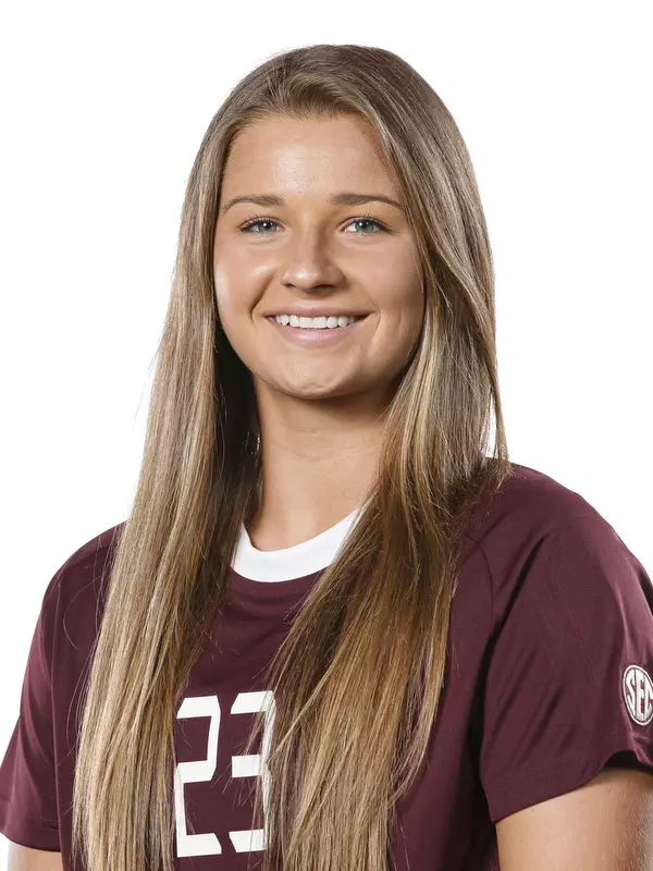 STARKVILLE, MS - July 11, 2019 - Mississippi State Midfielder/Forward Hayden Oswalt (#23) headshot taken at Mississippi State University in Starkville, MS. Photo By Aaron Cornia