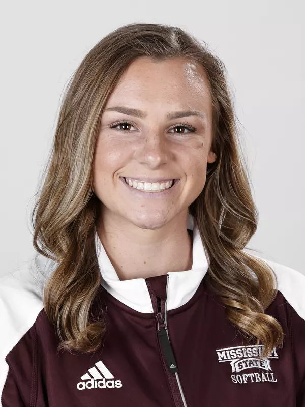 STARKVILLE, MS - September 27, 2017 - Mississippi State Infielder Macey Petrey (#1) headshot taken at Mississippi State University in Starkville, MS. Photo By Kelly Price