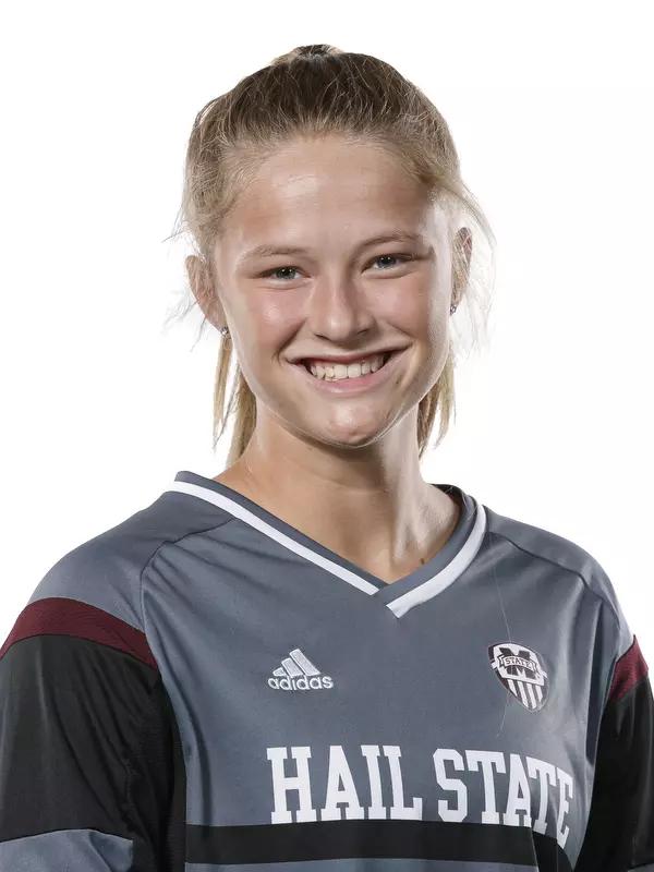 STARKVILLE, MS - July 12, 2019 - Mississippi State Goalkeeper Hannah Pimentel (#00) headshot taken at Mississippi State University in Starkville, MS. Photo By Aaron Cornia