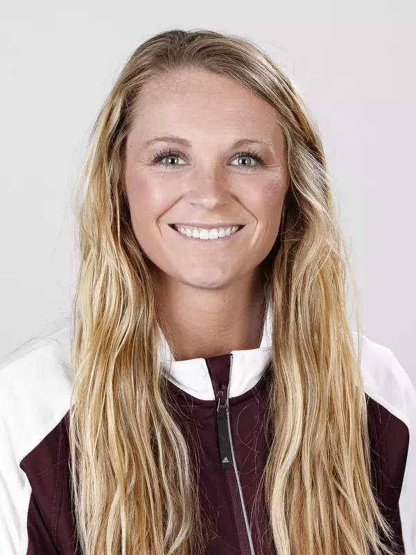 STARKVILLE, MS - September 27, 2017 - Mississippi State Student Assistant Coach Caroline Seitz headshot taken at Mississippi State University in Starkville, MS. Photo By Kelly Price