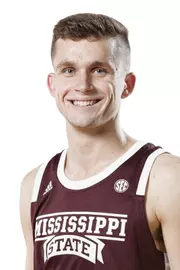 STARKVILLE, MS - October 10, 2019 - Mississippi State Forward Mitchell Storm (#20) headshot taken at the Humphrey Coliseum at Mississippi State University in Starkville, MS. Photo By Aaron Cornia