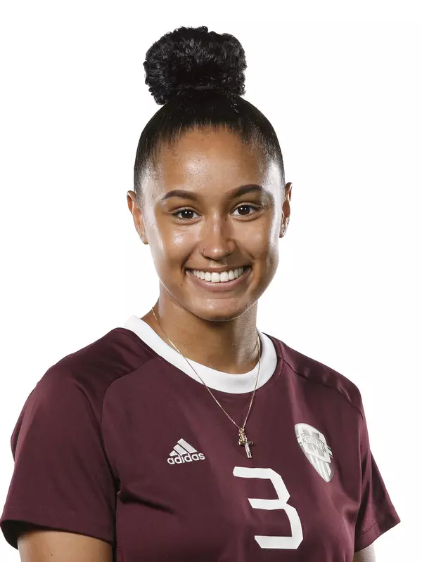 STARKVILLE, MS - July 12, 2019 - Mississippi State Midfielder/Forward Andrea Tyrrell (#3) headshot taken at Mississippi State University in Starkville, MS. Photo By Aaron Cornia