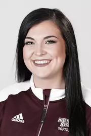 STARKVILLE, MS - September 27, 2017 - Mississippi State Pitcher Holly Ward (#14) headshot taken at Mississippi State University in Starkville, MS. Photo By Kelly Price