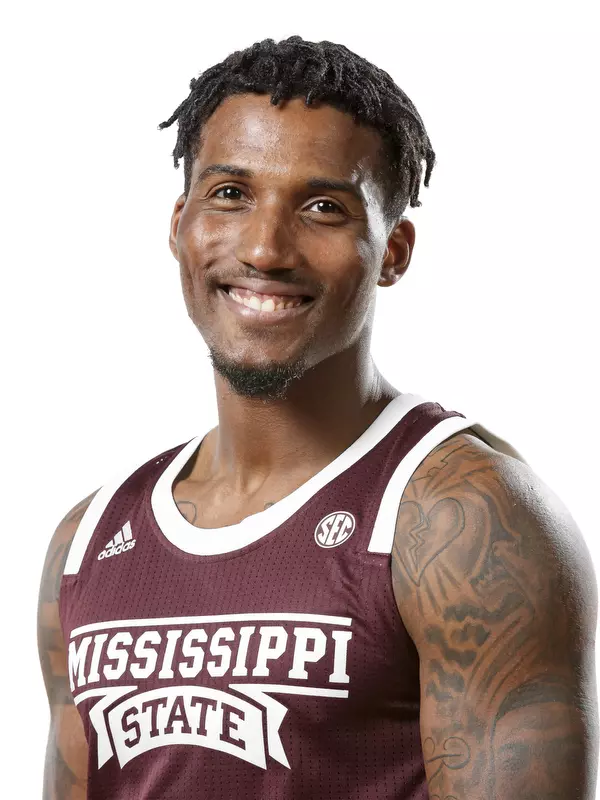 STARKVILLE, MS - October 10, 2019 - Mississippi State Guard Nick Weatherspoon (#0) headshot taken at the Humphrey Coliseum at Mississippi State University in Starkville, MS. Photo By Aaron Cornia