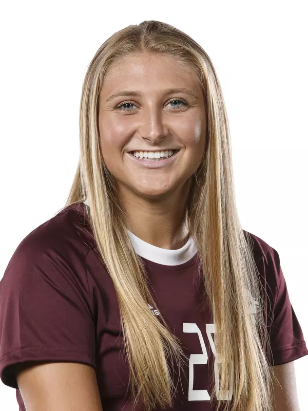 STARKVILLE, MS - July 12, 2019 - Mississippi State Midfielder Katelyn Williams (#28) headshot taken at Mississippi State University in Starkville, MS. Photo By Aaron Cornia