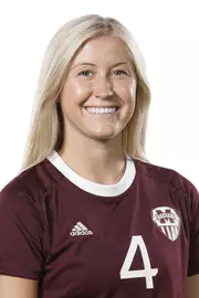 STARKVILLE, MS - July 11, 2019 - Mississippi State Defenseman Hailey Zerbel (#4) headshot taken at Mississippi State University in Starkville, MS. Photo By Aaron Cornia
