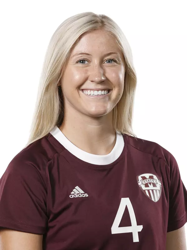 STARKVILLE, MS - July 11, 2019 - Mississippi State Defenseman Hailey Zerbel (#4) headshot taken at Mississippi State University in Starkville, MS. Photo By Aaron Cornia
