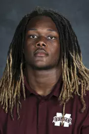 STARKVILLE, MS - July 10, 2018 - Mississippi State Defensive Lineman Tre Brown (#96) headshot taken at Mississippi State University in Starkville, MS. Photo By Kelly Donoho