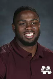 STARKVILLE, MS - July 10, 2018 - Mississippi State Defensive Lineman Gerri Green (#4) headshot taken at Mississippi State University in Starkville, MS. Photo By Kelly Donoho