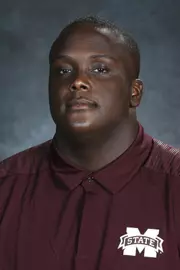 STARKVILLE, MS - July 10, 2018 - Mississippi State Defensive Lineman Braxton Hoyett (#95) headshot taken at Mississippi State University in Starkville, MS. Photo By Kelly Donoho