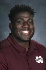 STARKVILLE, MS - July 10, 2018 - Mississippi State Linebacker Chris Redmon (#48) headshot taken at Mississippi State University in Starkville, MS. Photo By Kelly Donoho