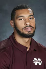 STARKVILLE, MS - July 10, 2018 - Mississippi State Defensive Lineman Montez Sweat (#9) headshot taken at Mississippi State University in Starkville, MS. Photo By Kelly Donoho