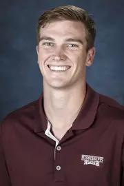 STARKVILLE, MS - August 11, 2017 - Mississippi State’s Mitch Hood (#14) headshot taken at Mississippi State University in Starkville, MS. Photo By Kelly Price