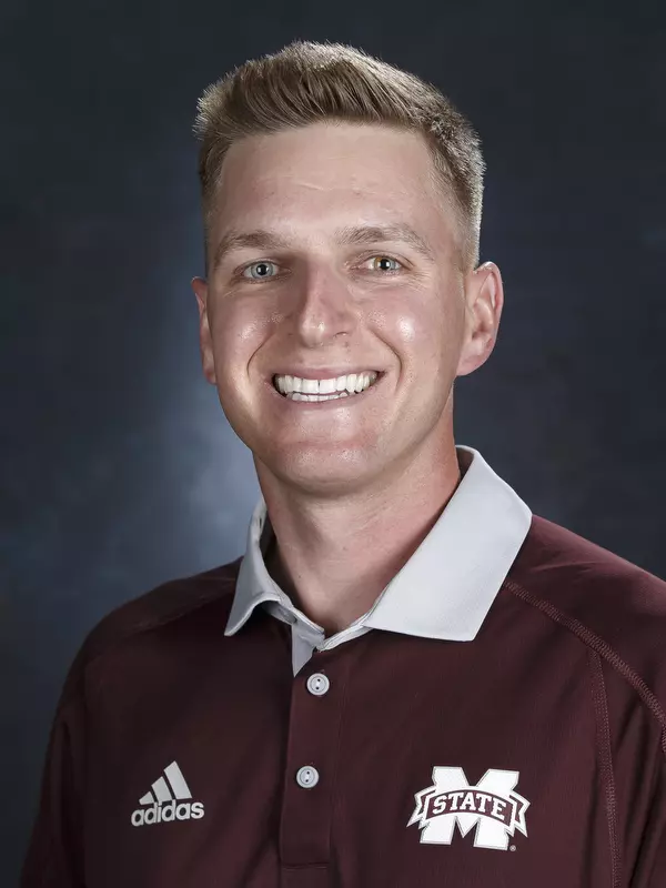 STARKVILLE, MS - August 18, 2016 - Mississippi State Assistant Men’s Golf Coach Noah Goldman headshot taken at Mississippi State University in Starkville, MS. Photo By Kelly Price