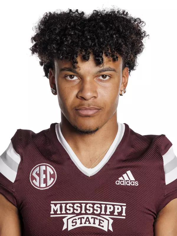 STARKVILLE, MS - May 31, 2022 - Mississippi State Kicker Marlon Hauck headshot taken at the Leo Seal Jr. Football Complex at Mississippi State University in Starkville, MS. Photo By Austin Perryman