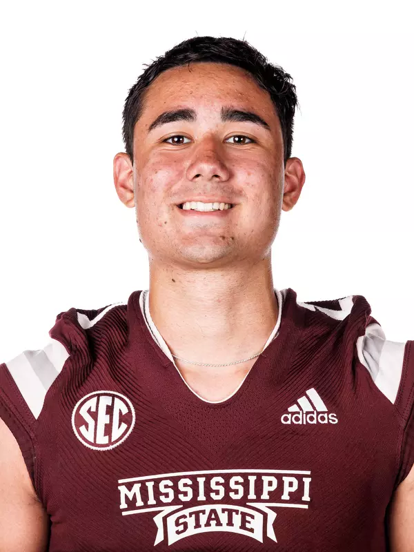 STARKVILLE, MS - June 16, 2022 - Mississippi State Wide Receiver Braden Coffey headshot taken at the Holliman Athletic Center at Mississippi State University in Starkville, MS. Photo By Kevin Snyder