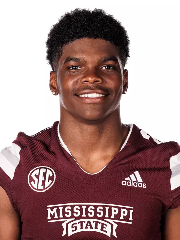 STARKVILLE, MS - June 16, 2022 - Mississippi State Safety Wesley Miller headshot taken at the Holliman Athletic Center at Mississippi State University in Starkville, MS. Photo By Kevin Snyder