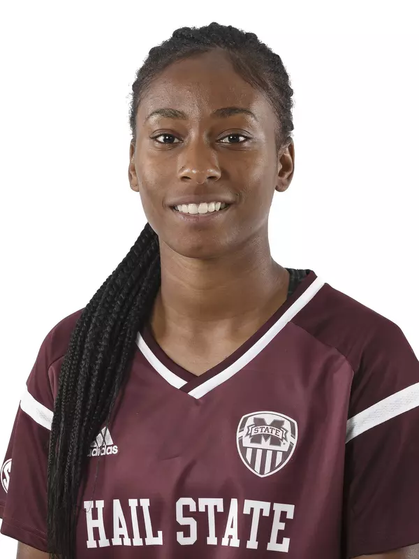 STARKVILLE, MS - July 20, 2018 - Mississippi State Midfielder/Forward Andrea Compper (#22) headshot taken at Mississippi State University in Starkville, MS.
Photo By Kelly Donoho