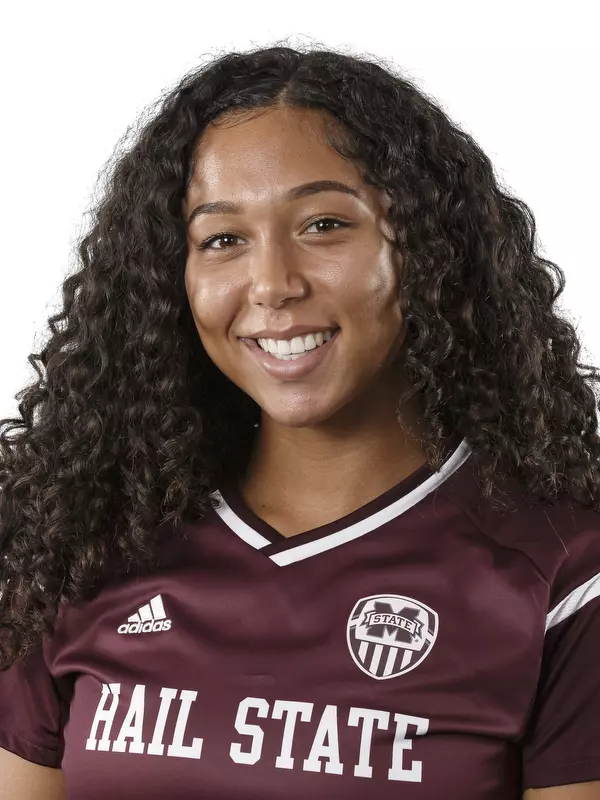 STARKVILLE, MS - July 20, 2018 - Mississippi State Defender Tianna Harris (#21) headshot taken at Mississippi State University in Starkville, MS.
Photo By Kelly Donoho