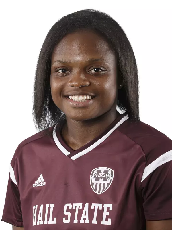 STARKVILLE, MS - July 20, 2018 - Mississippi State Midfielder Monigo Karnley (#20) headshot taken at Mississippi State University in Starkville, MS.
Photo By Kelly Donoho