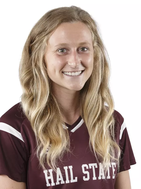 STARKVILLE, MS - July 20, 2018 - Mississippi State Midfielder Carly Mauldin (#25) headshot taken at Mississippi State University in Starkville, MS.
Photo By Kelly Donoho