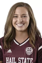 STARKVILLE, MS - July 20, 2018 - Mississippi State Defender Courtney Robicheaux (#18) headshot taken at Mississippi State University in Starkville, MS.
Photo By Kelly Donoho