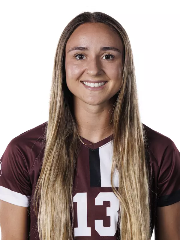 STARKVILLE, MS - July 20, 2022 - Mississippi State Midfielder Madison Cotta (#13) headshot taken during the 2022 Soccer Production Day at the Shira Complex at Mississippi State University in Starkville, MS. Photo By Austin Perryman