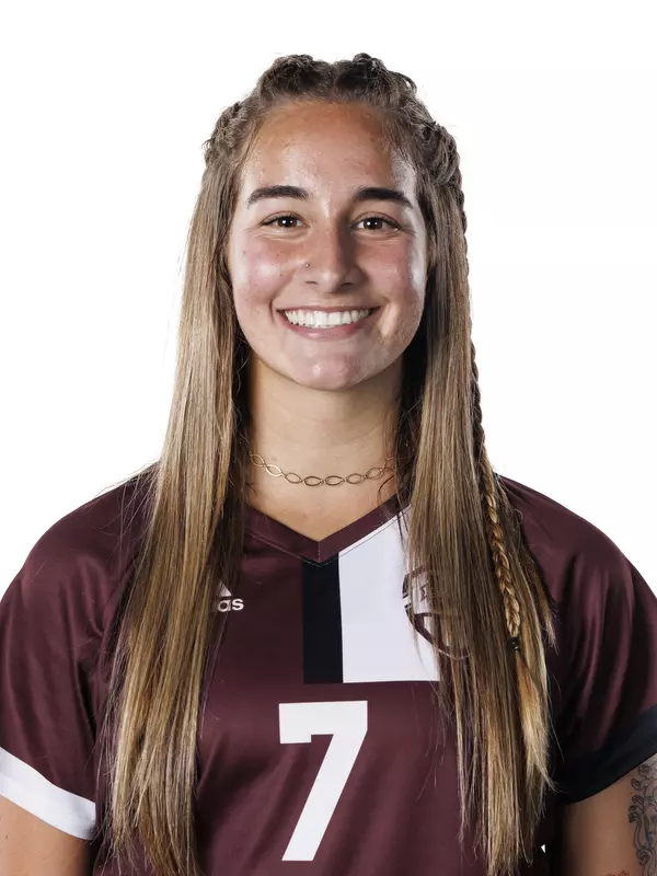 STARKVILLE, MS - July 20, 2022 - Mississippi State Forward Alexis Gutierrez (#7) headshot taken during the 2022 Soccer Production Day at the Shira Complex at Mississippi State University in Starkville, MS. Photo By Austin Perryman