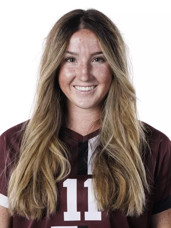 STARKVILLE, MS - July 20, 2022 - Mississippi State Midfielder/Forward Hannah Johnson (#11) headshot taken during the 2022 Soccer Production Day at the Shira Complex at Mississippi State University in Starkville, MS. Photo By Austin Perryman