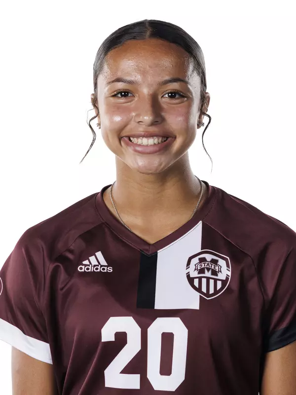 STARKVILLE, MS - July 20, 2022 - Mississippi State Defender Allison Kolski (#20) headshot taken during the 2022 Soccer Production Day at the Shira Complex at Mississippi State University in Starkville, MS. Photo By Austin Perryman