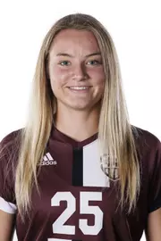 STARKVILLE, MS - July 20, 2022 - Mississippi State Forward/Midfielder KK Pavatt (#25) headshot taken during the 2022 Soccer Production Day at the Shira Complex at Mississippi State University in Starkville, MS. Photo By Austin Perryman