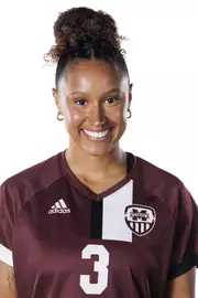 STARKVILLE, MS - July 20, 2022 - Mississippi State Defender Andrea Tyrrell (#3) headshot taken during the 2022 Soccer Production Day at the Shira Complex at Mississippi State University in Starkville, MS. Photo By Austin Perryman