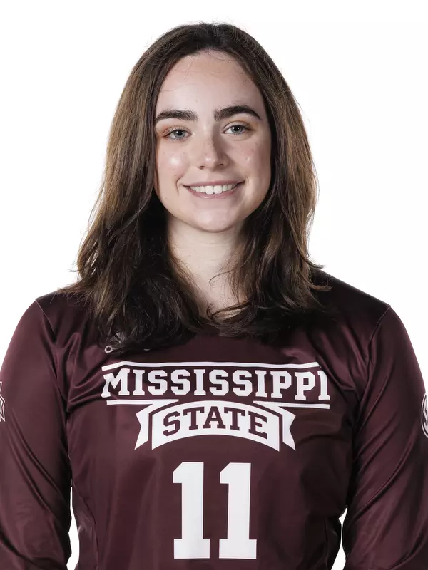 STARKVILLE, MS - July 24, 2022 - Mississippi State Defensive Specialist Georgia Anne McCarter (#11) headshot taken during the 2022 Volleyball Production Day at the Shira Complex at Mississippi State University in Starkville, MS. Photo By Mike Mattina
